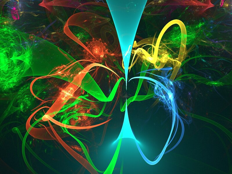 Colorful fractal abstract art