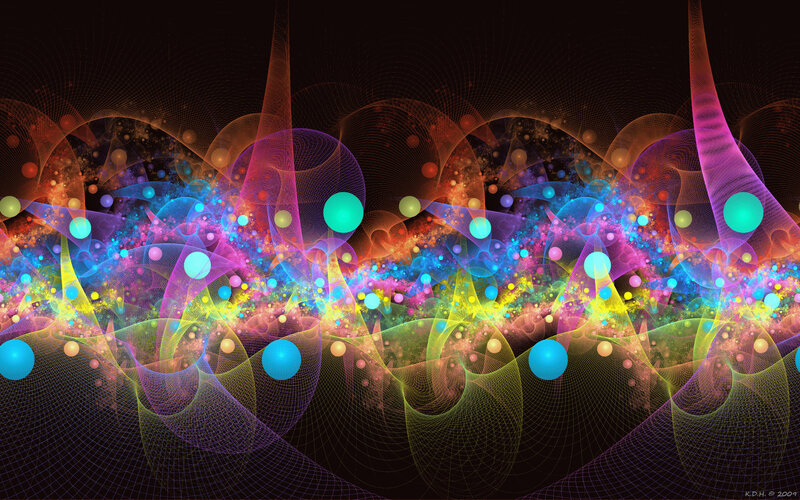 Colorful fractal abstract art
