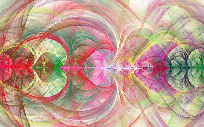 Colorful fractal abstract art