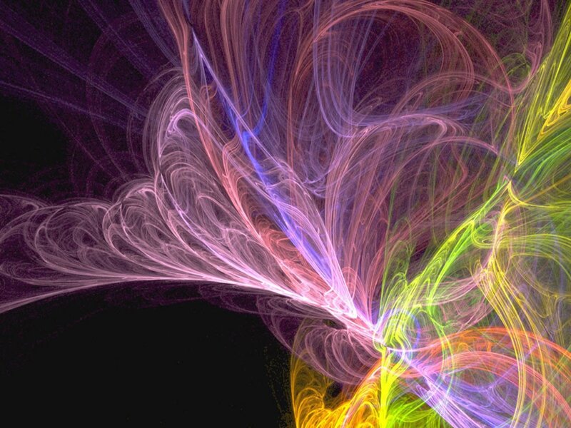 colorful fractal abstract art