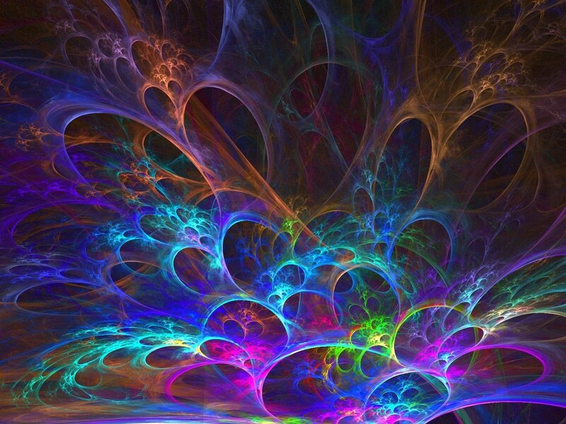 Colorful fractal abstract art