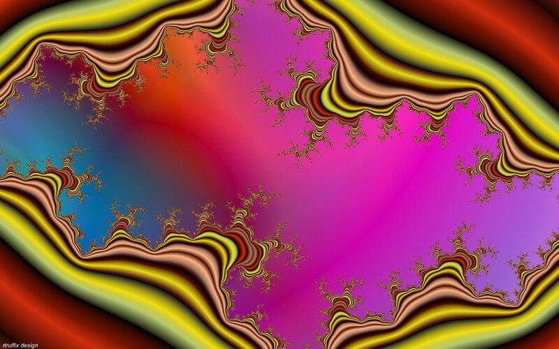 Colorful fractal abstract art