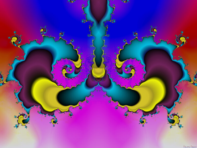 Colorful fractal abstract art