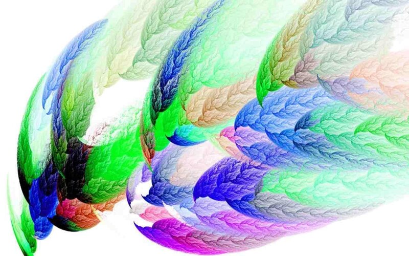 colorful fractal abstract art