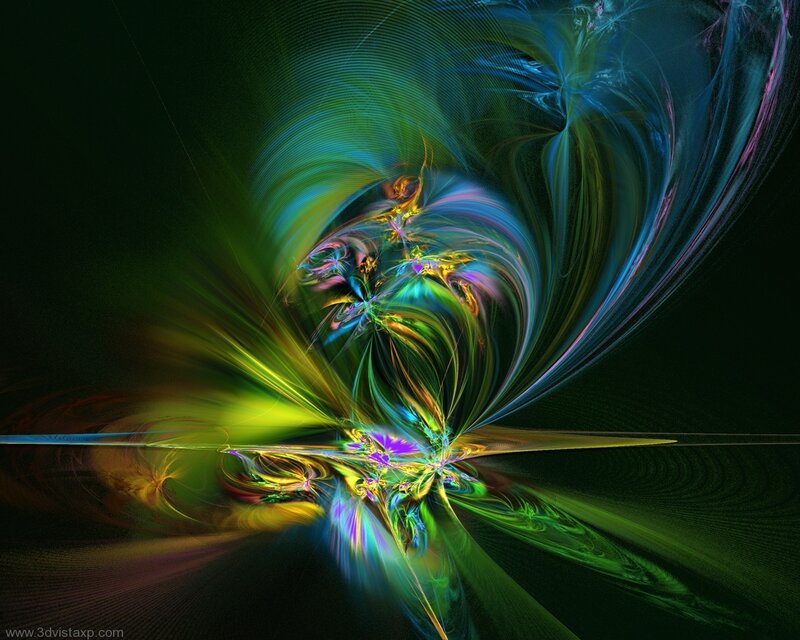 Colorful fractal abstract art