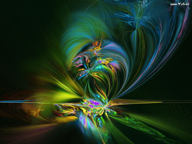 Colorful fractal abstract art
