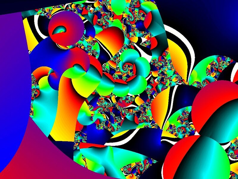 Colorful fractal abstract art