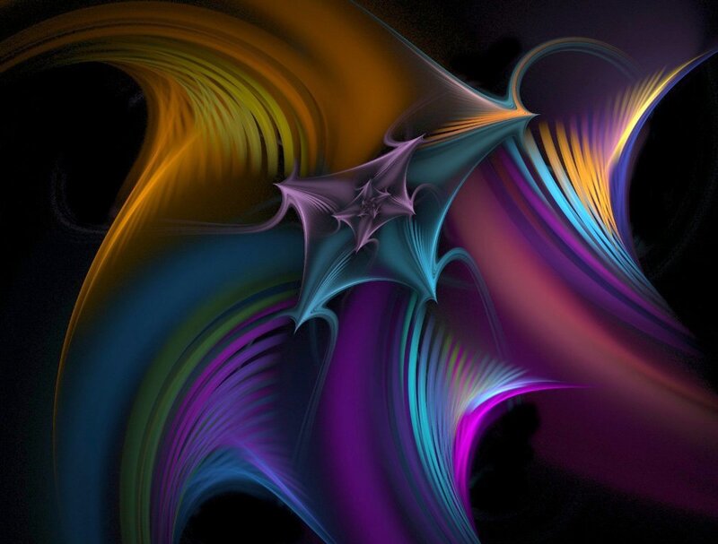 Colorful fractal abstract art