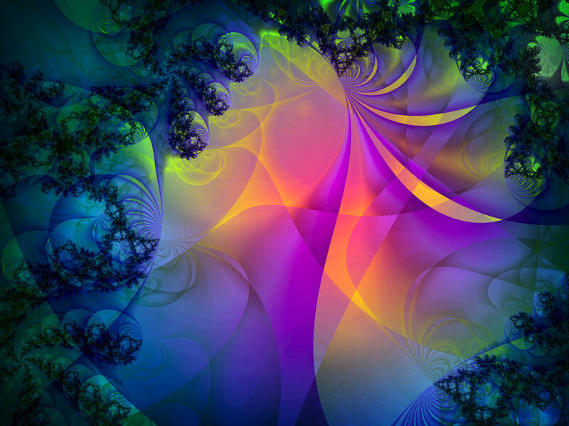 Colorful fractal abstract art