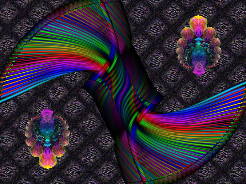 Colorful fractal abstract art