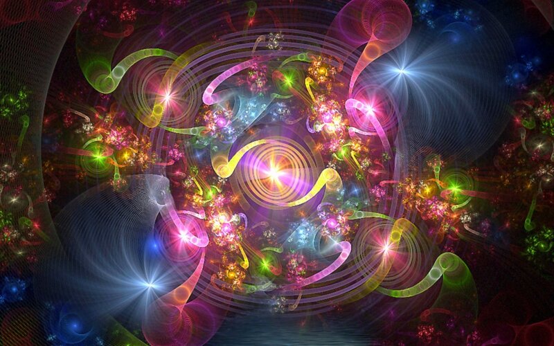 colorful fractal abstract art