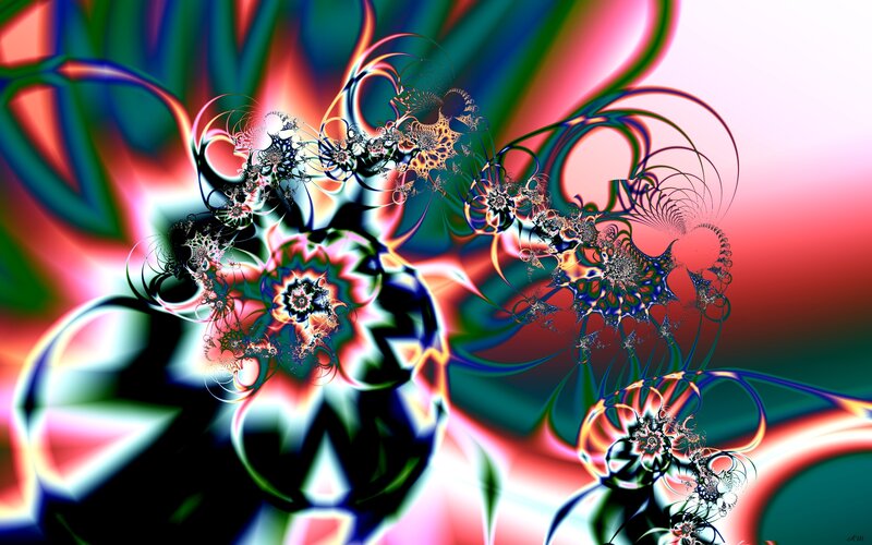 Colorful fractal abstract art