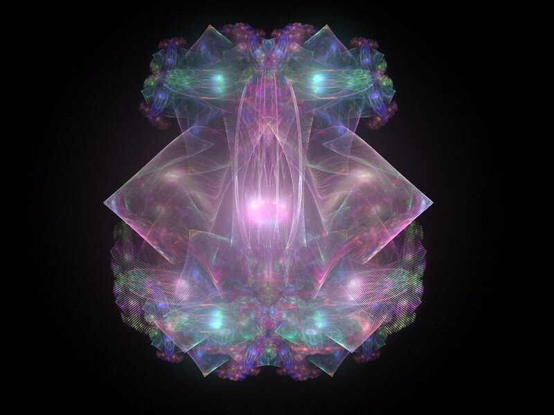 colorful fractal abstract art
