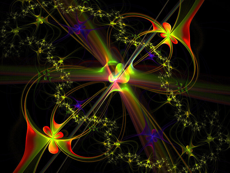 colorful fractal abstract art