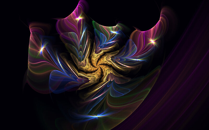 Colorful fractal abstract art