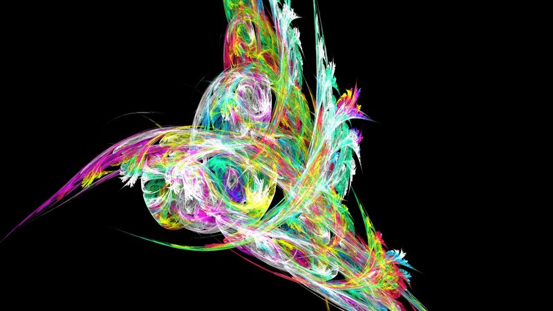 Colorful fractal abstract art