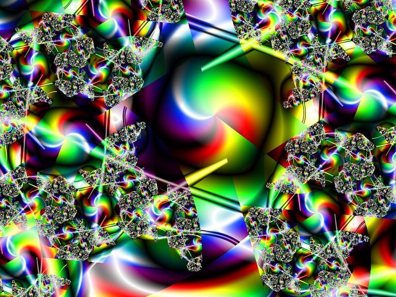 Colorful fractal abstract art