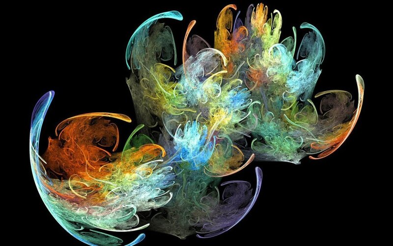 Colorful fractal abstract art