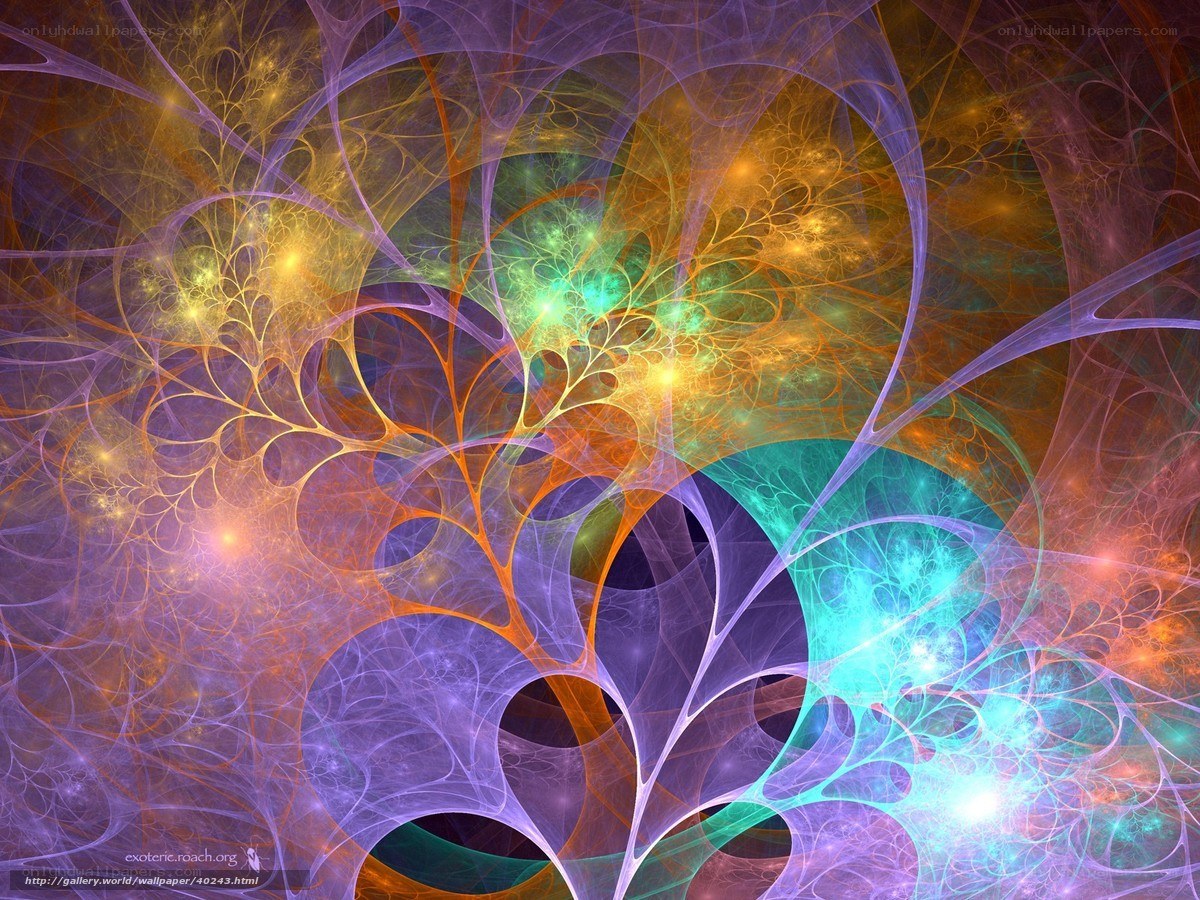 Colorful fractal abstract art