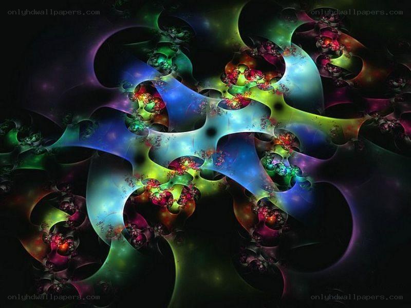 Colorful fractal abstract pattern