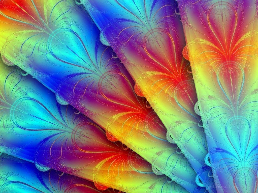 Colorful fractal abstract pattern