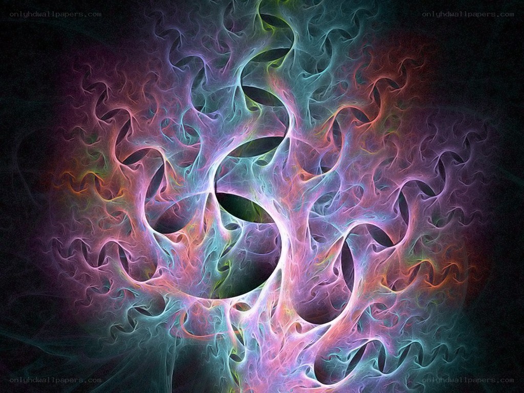 Colorful fractal abstract pattern