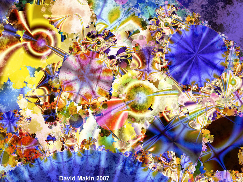 Colorful fractal art