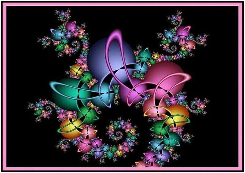 colorful fractal art