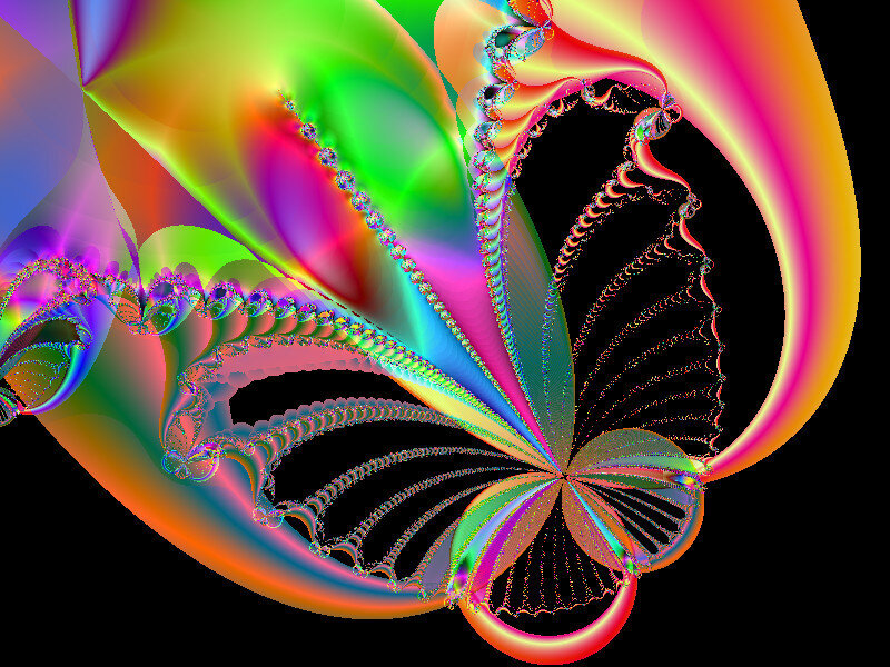 Colorful fractal art