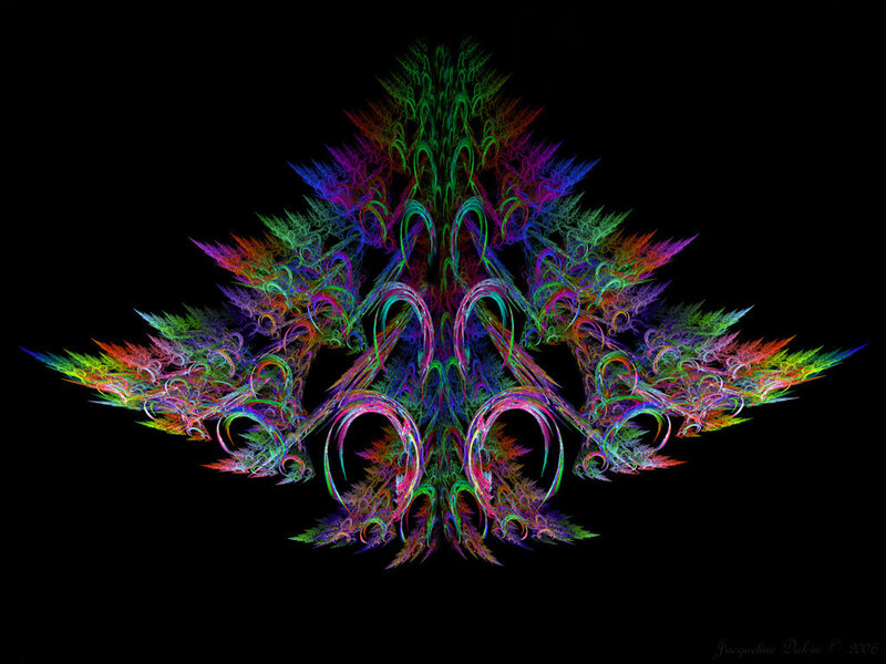Colorful fractal art