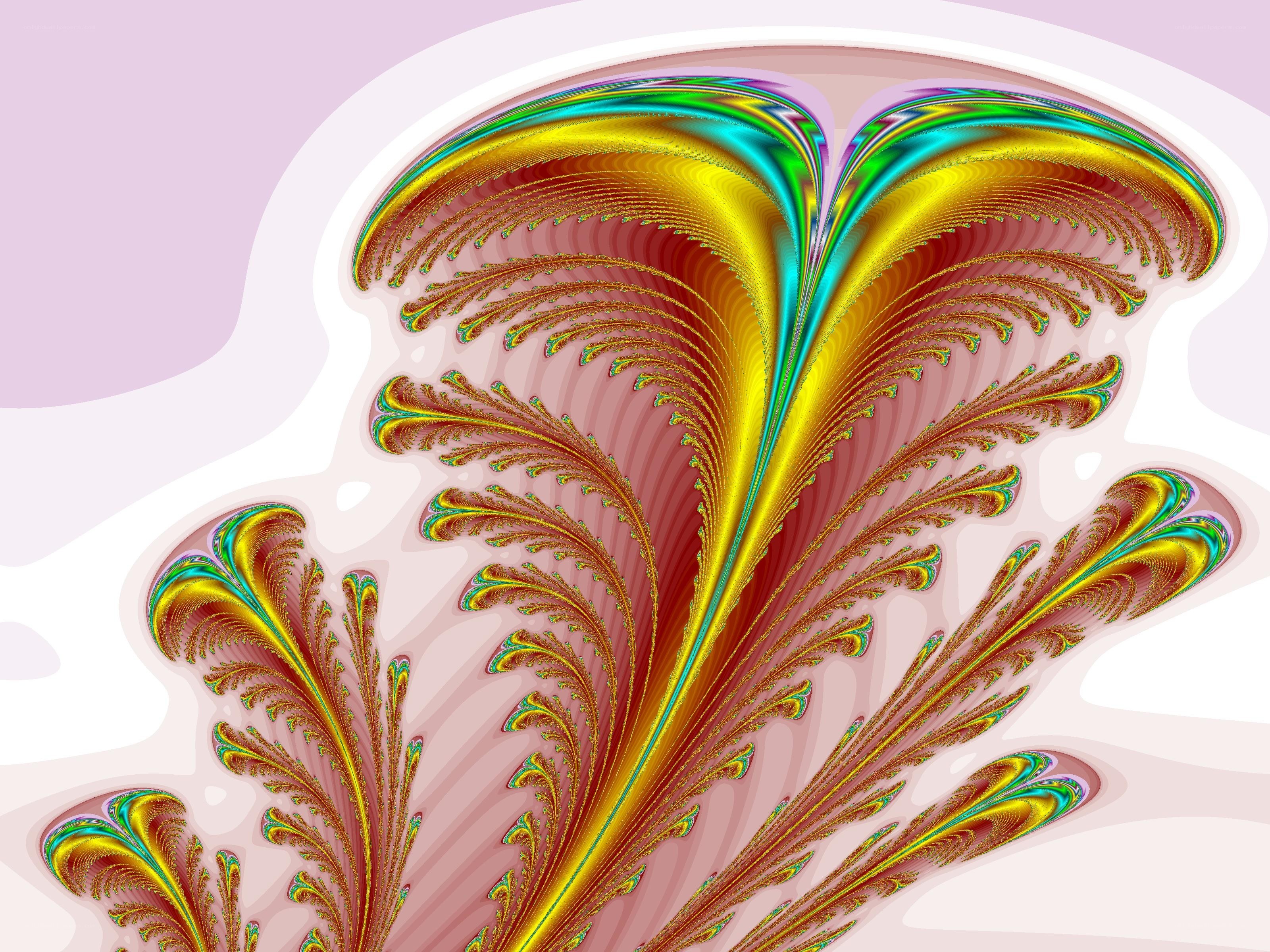 Colorful fractal art design