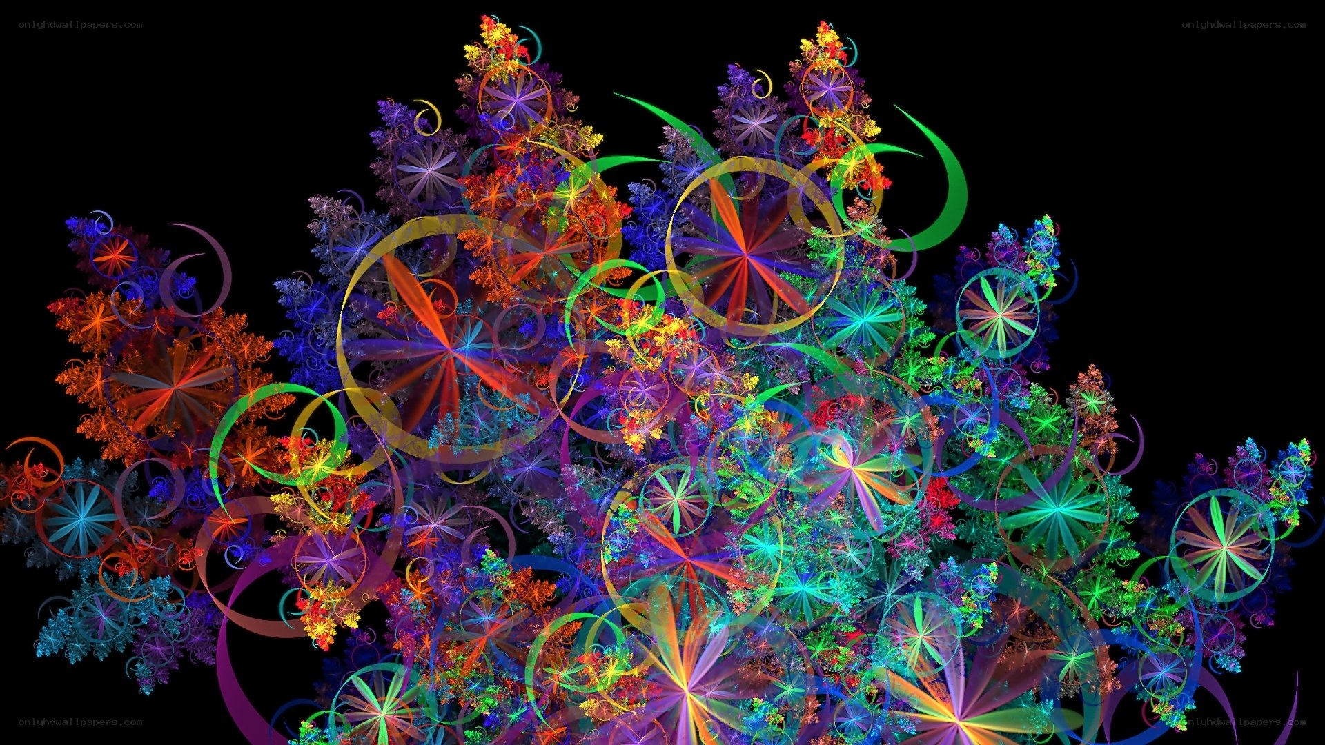 Colorful fractal art