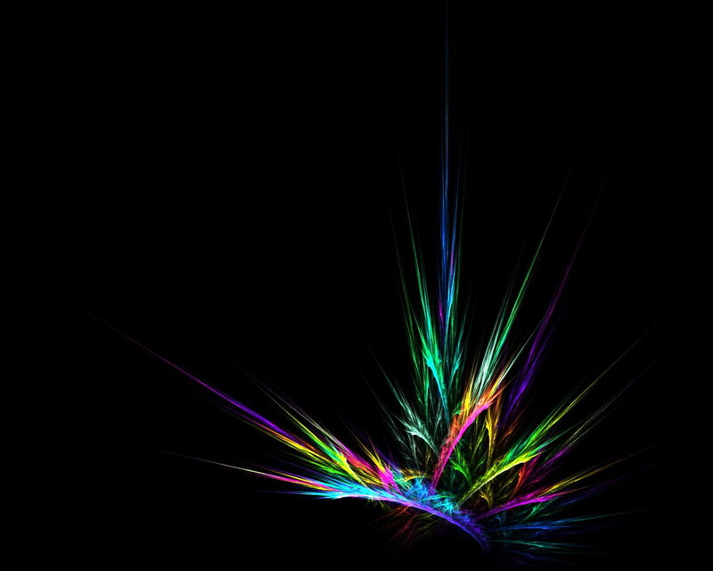 Colorful fractal burst