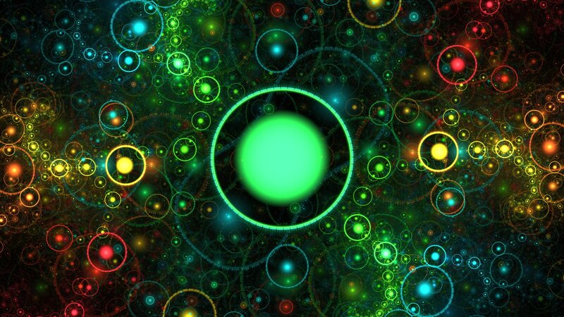 colorful fractal circle pattern
