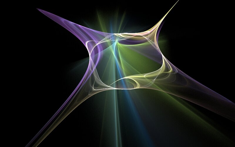 Colorful Fractal Design — Purple, Dramatic, Abstract
