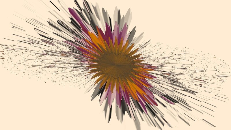colorful fractal explosion