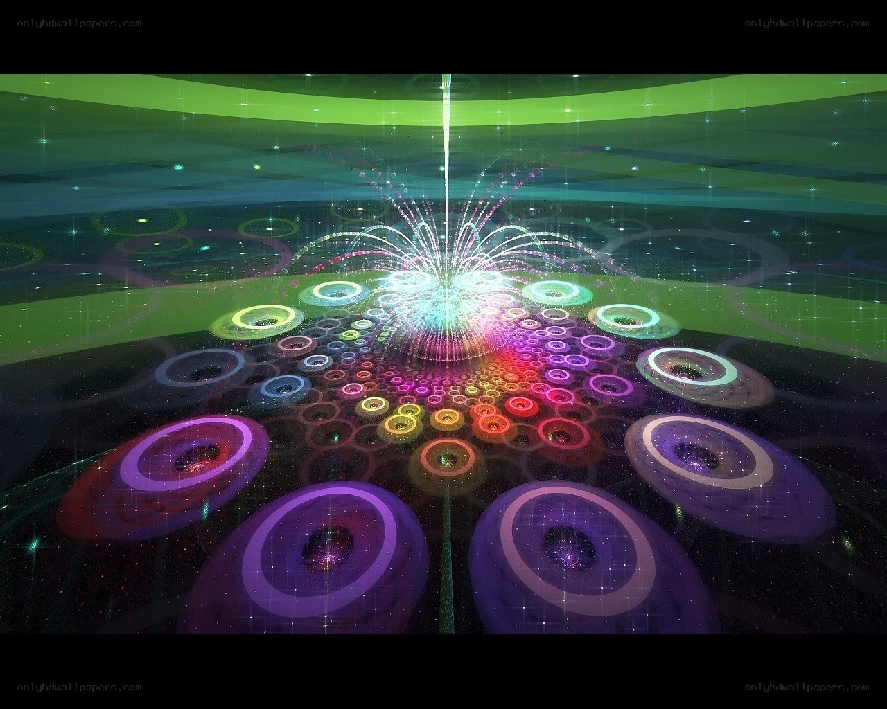 colorful fractal explosion