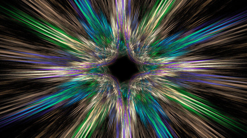 Colorful fractal explosion
