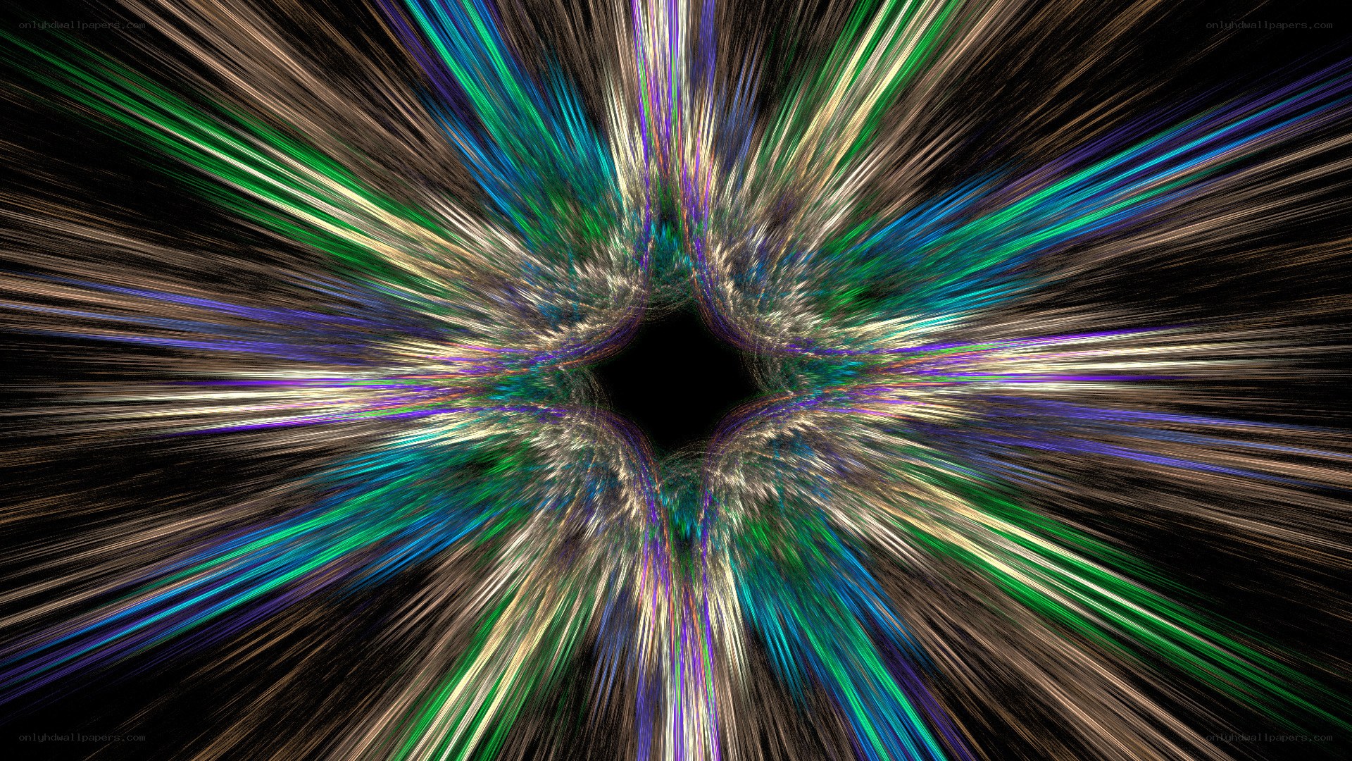 Colorful fractal explosion