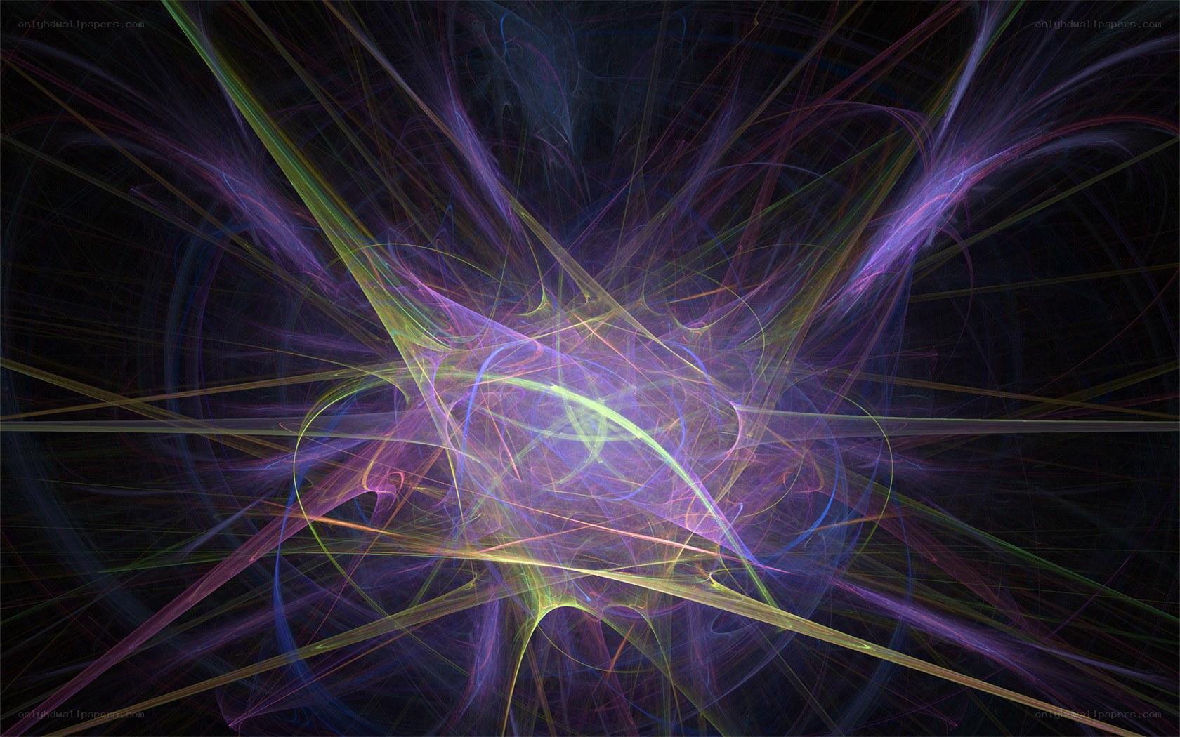 Colorful fractal explosion