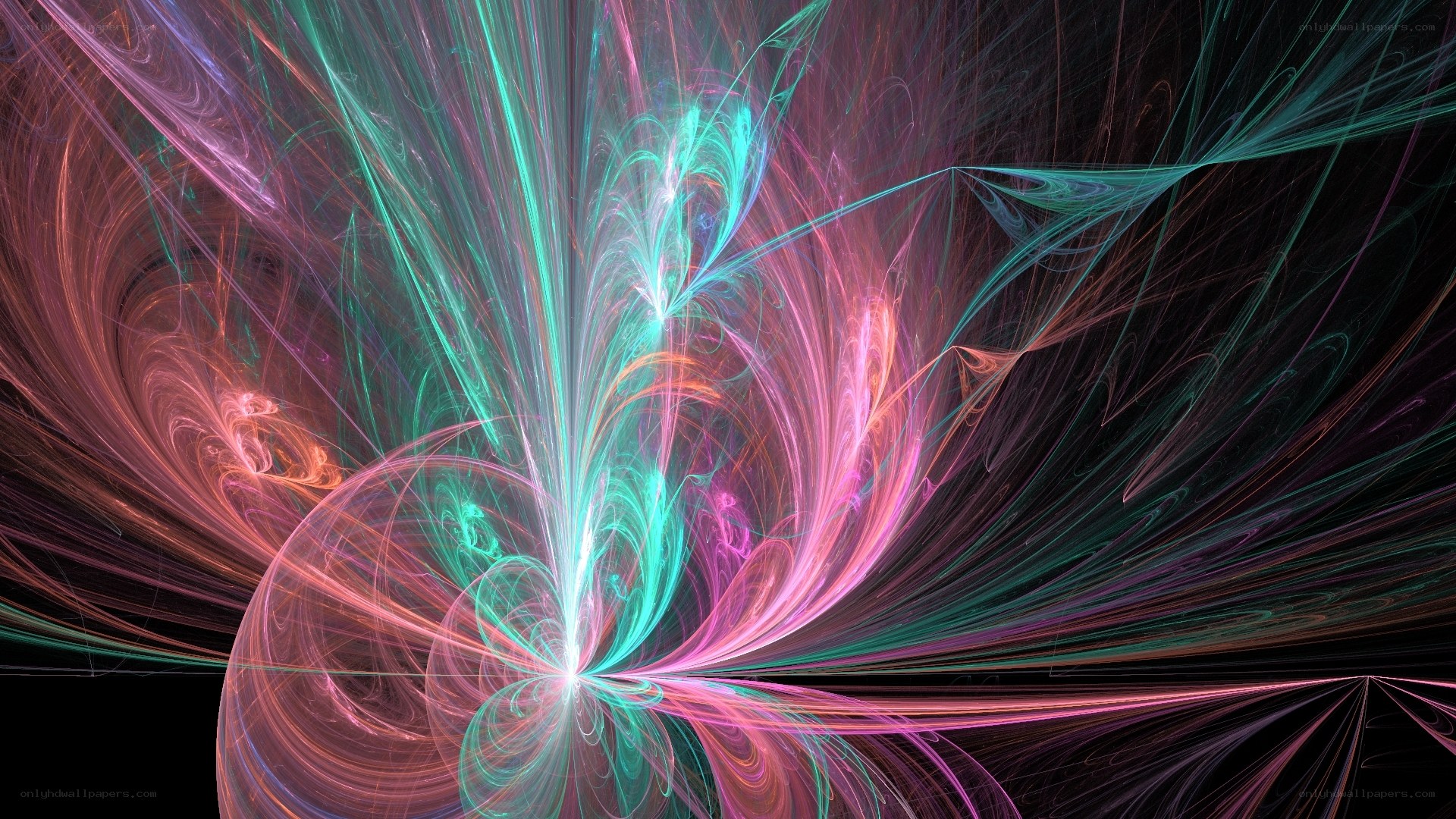 Colorful fractal explosion