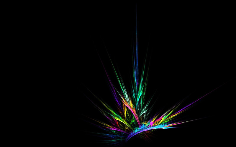 colorful fractal explosion
