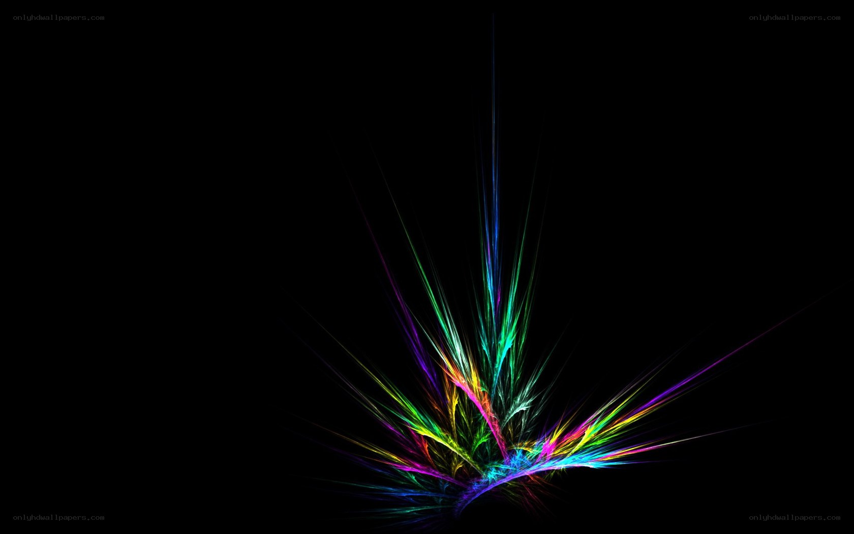 colorful fractal explosion