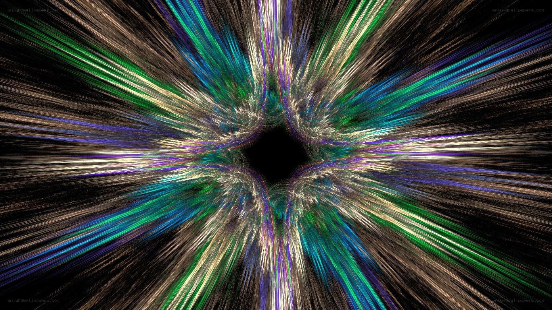 Colorful fractal explosion