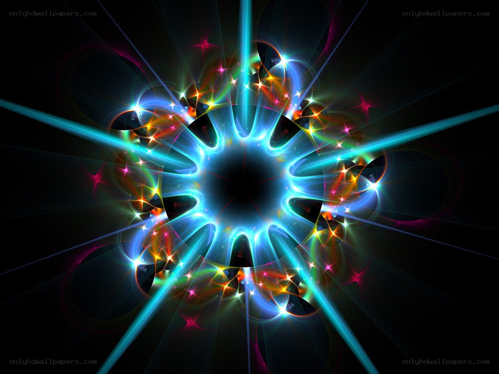 colorful fractal explosion