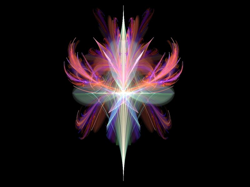 Colorful Fractal Explosion — Purple, Dynamic, Abstract