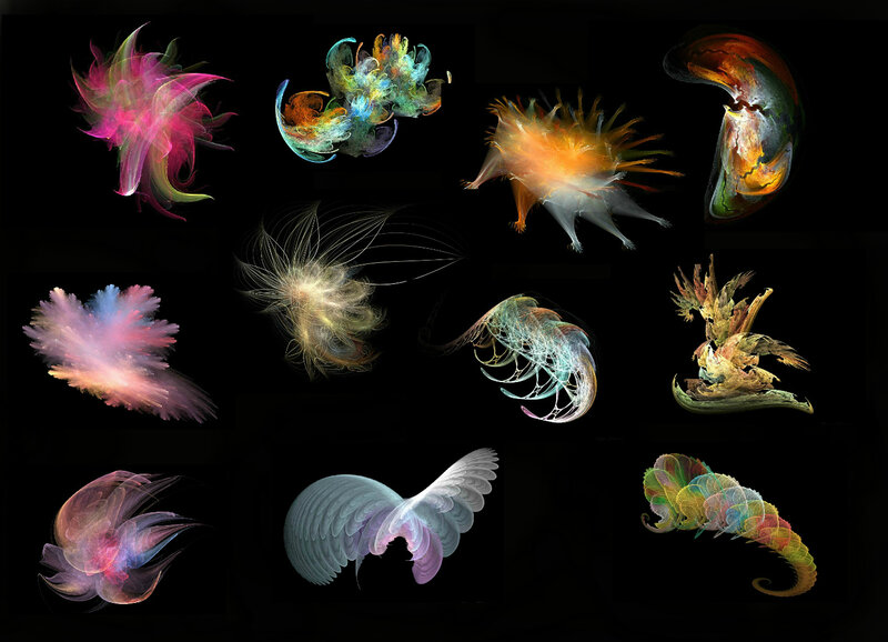 Colorful Fractal Forms
