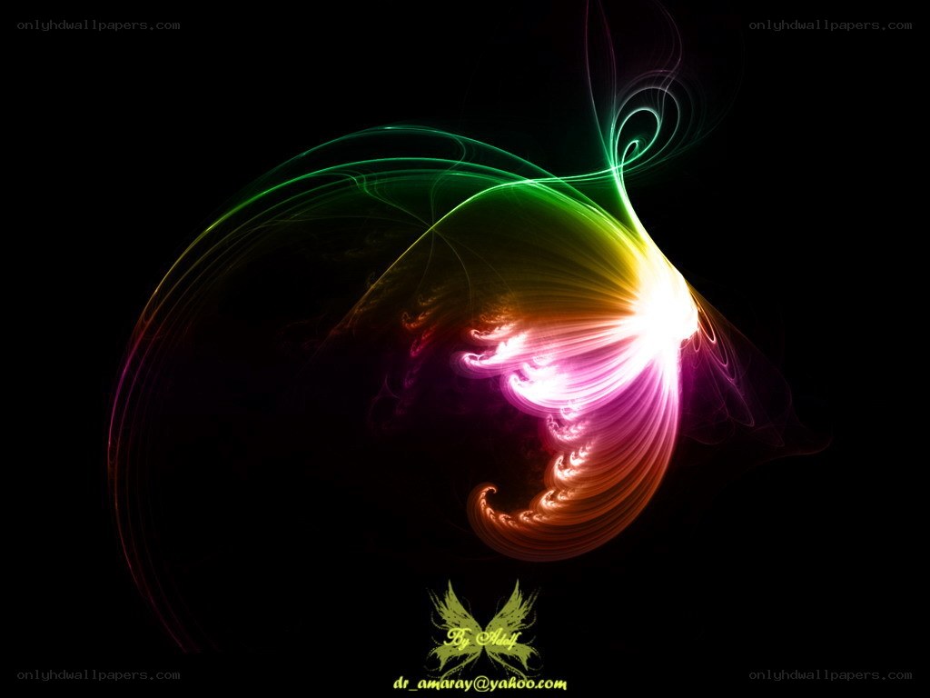colorful fractal light design