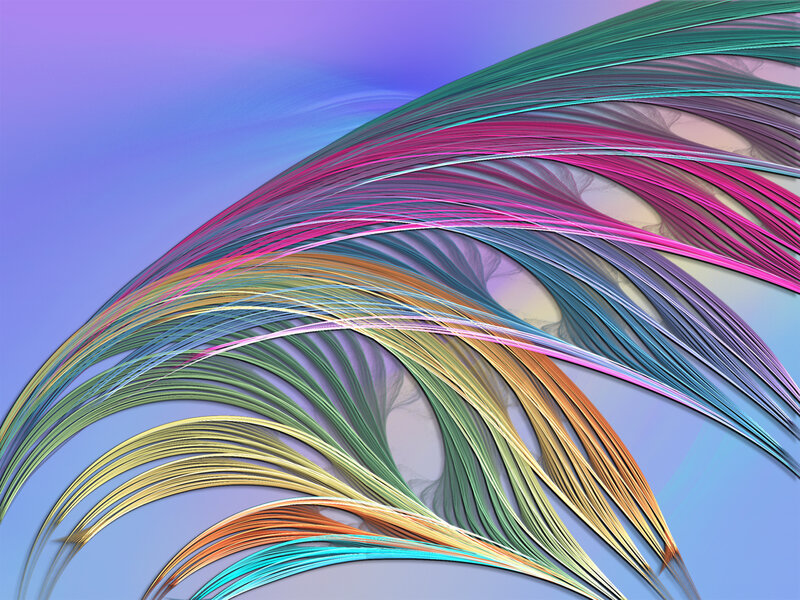 Colorful Fractal Lines