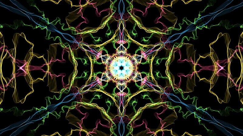 colorful fractal mandala